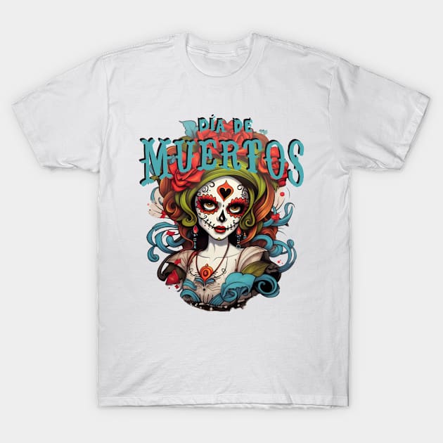 La Muerta Day of the Dead 2023 T-Shirt by Tes331